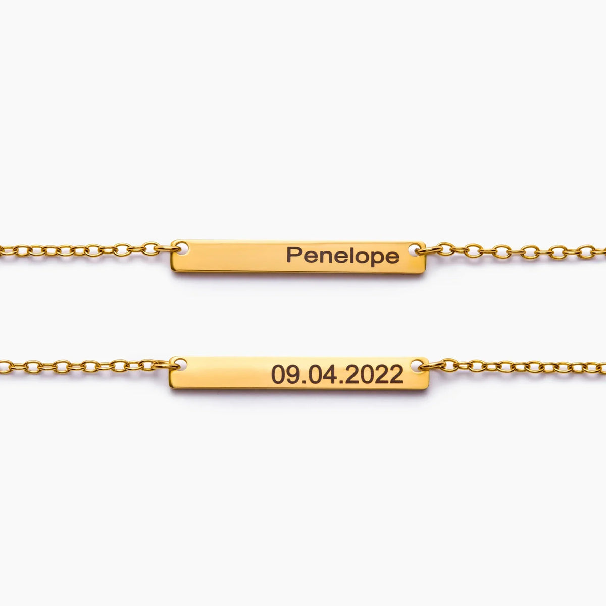 Engravable Bar Necklace