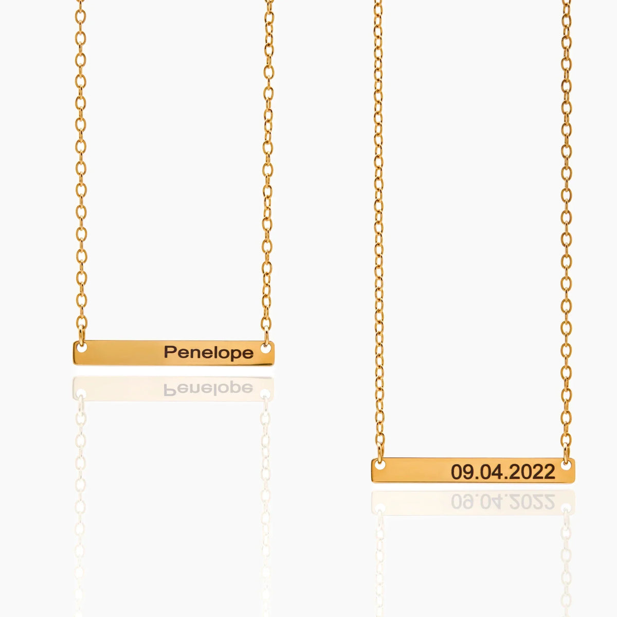 Engravable Bar Necklace