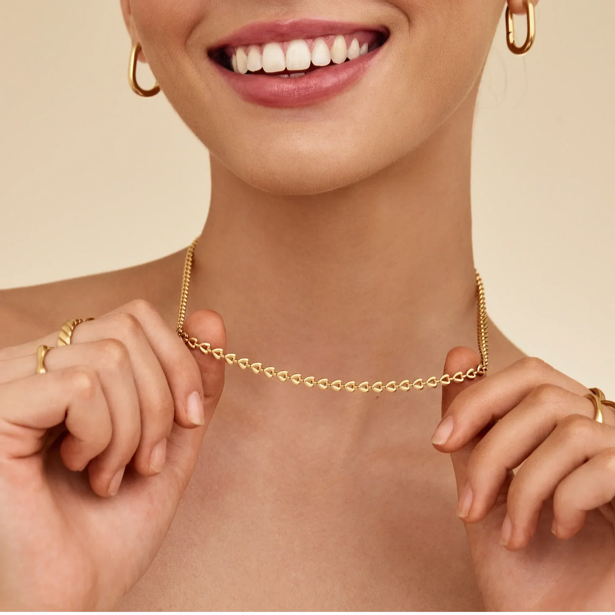 Chain of Hearts Necklace