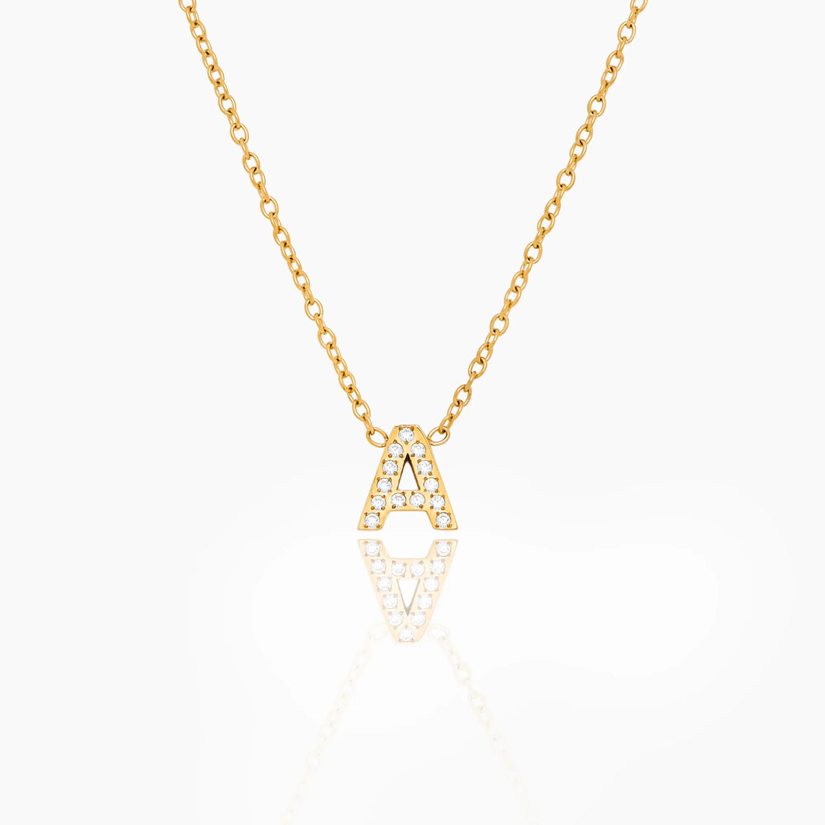 Pavé Initial Necklace