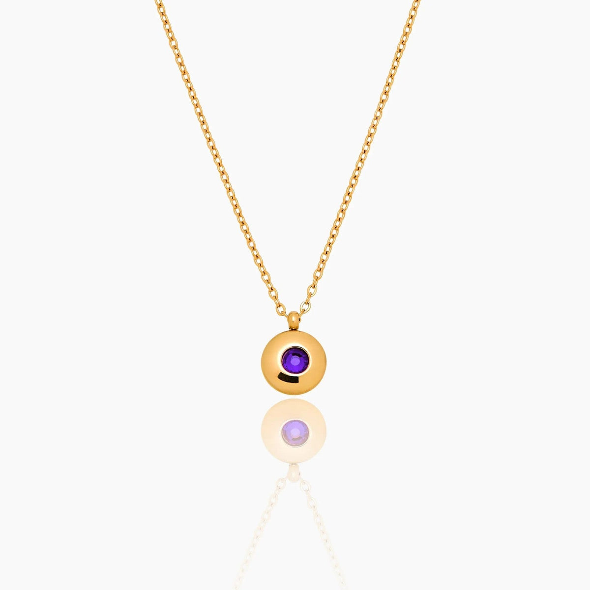 mini-birthstone-pendant-necklace — Gold / Jun-Alexandrite